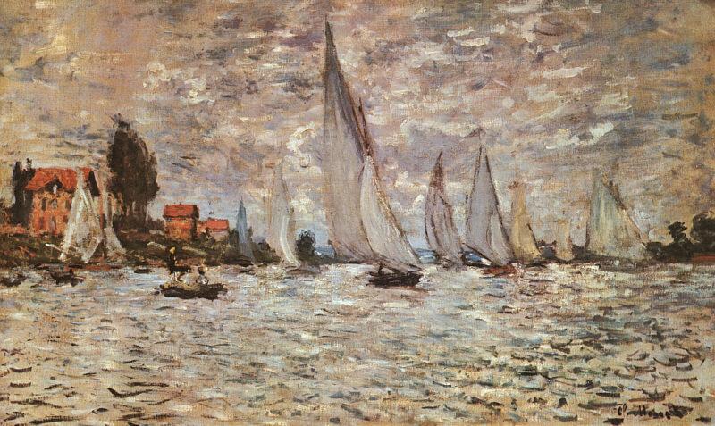 Claude Monet Regatta at Argenteuil China oil painting art